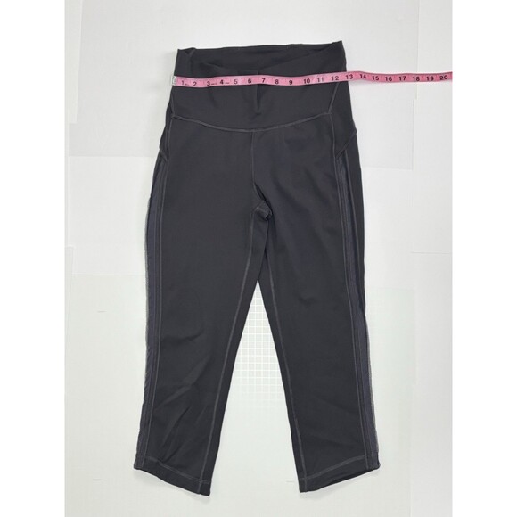 Lululemon Wunder Under Train High Rise Cropped Gray Womens Size 8 - Picture 2 of 4